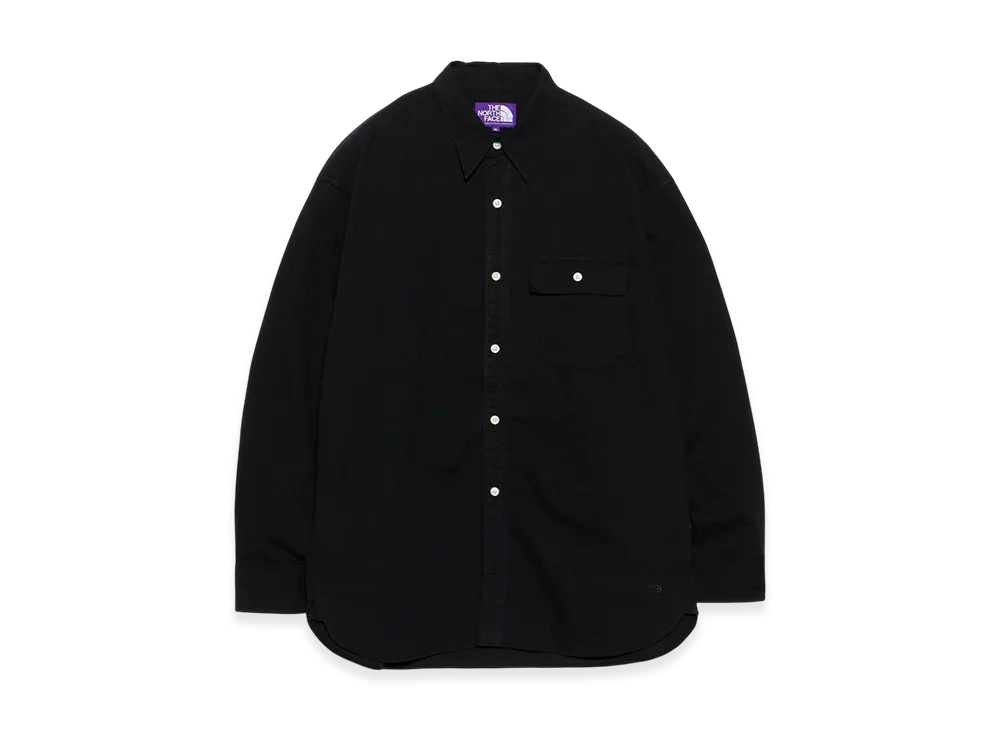 The North Face Purple Label Garment Dyed Field Twill Shirt "Black"