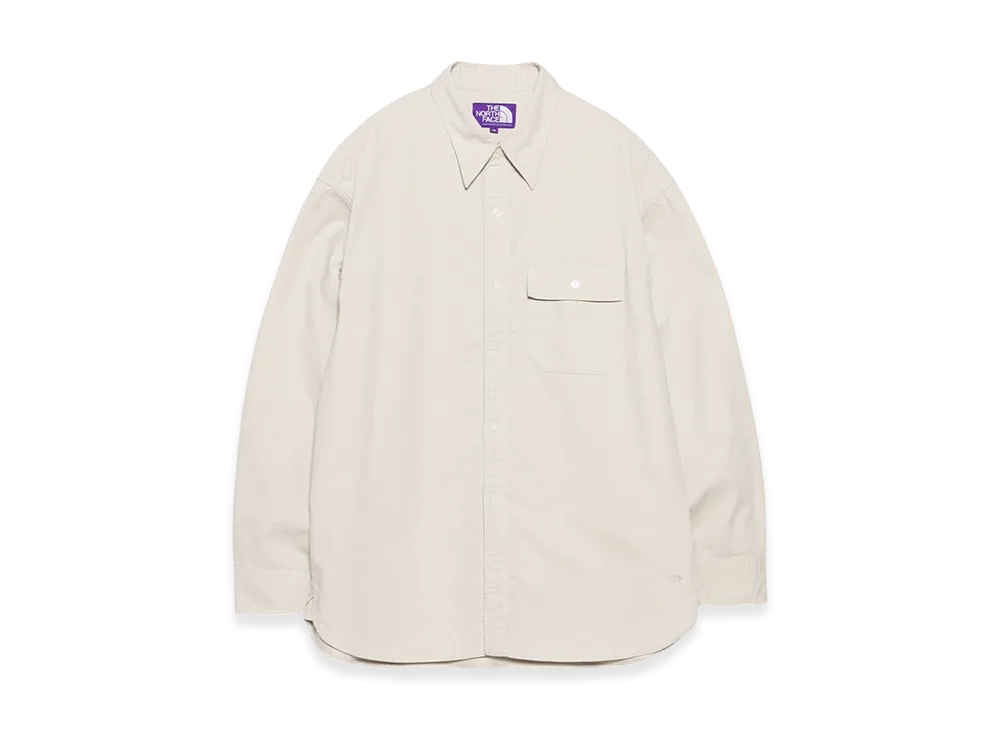 The North Face Purple Label Garment Dyed Field Twill Shirt "Stone"
