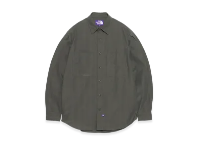 The North Face Purple Label Double Pocket Plaid Field Work Shirt "Asphalt Gray"