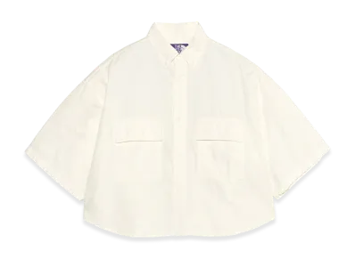 The North Face Purple Label Button Down Field S/S Cropped Shirt "White"