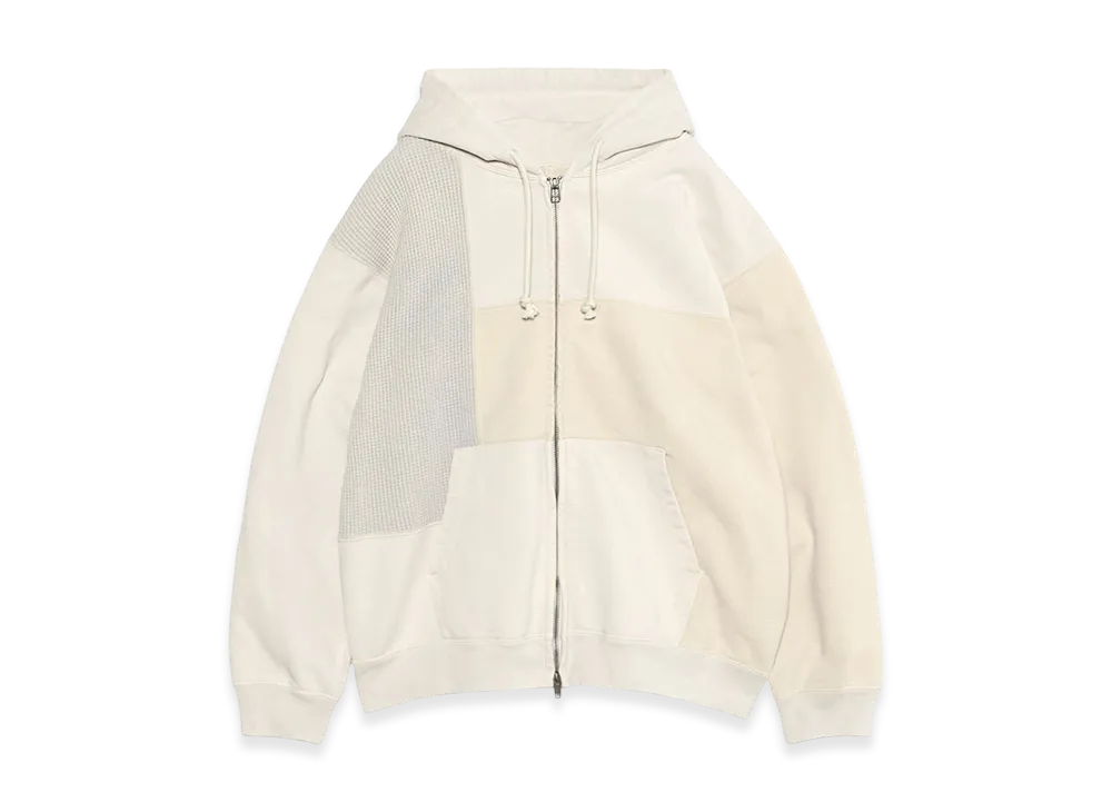 The North Face Purple Label Field Patchworked Zip Up Parka "Stone"