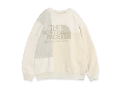 The North Face Purple Label Field Patchworked Crewneck Sweatshirt "Stone"