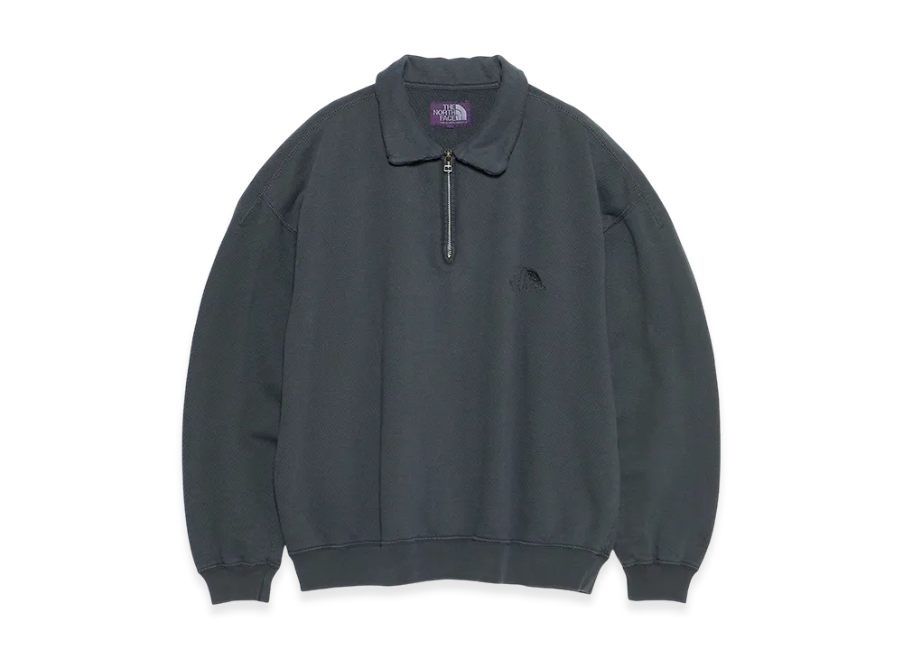 The North Face Purple Label Garment Dyed Field Half Zip "Charcoal"