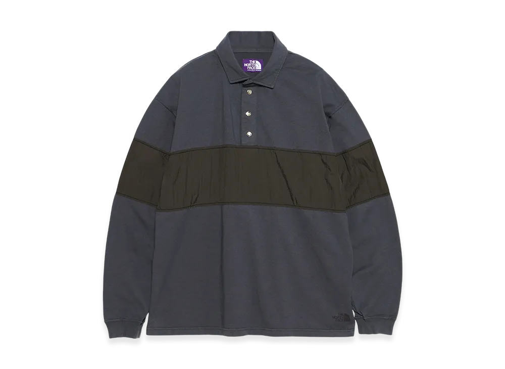 The North Face Purple Label Garment Dyed Field Rugby Shirt "Charcoal"