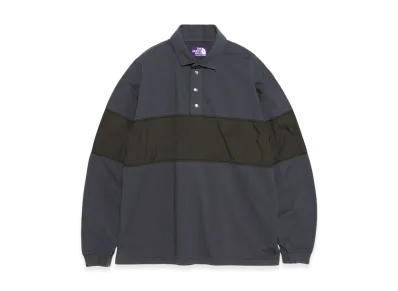 The North Face Purple Label Garment Dyed Field Rugby Shirt "Charcoal"