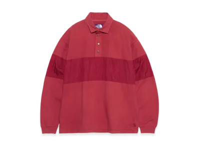 The North Face Purple Label Garment Dyed Field Rugby Shirt "Red"
