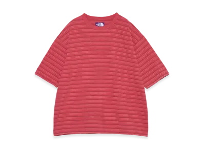 The North Face Purple Label Garment Dyed Jacquard Field Tee "Red"