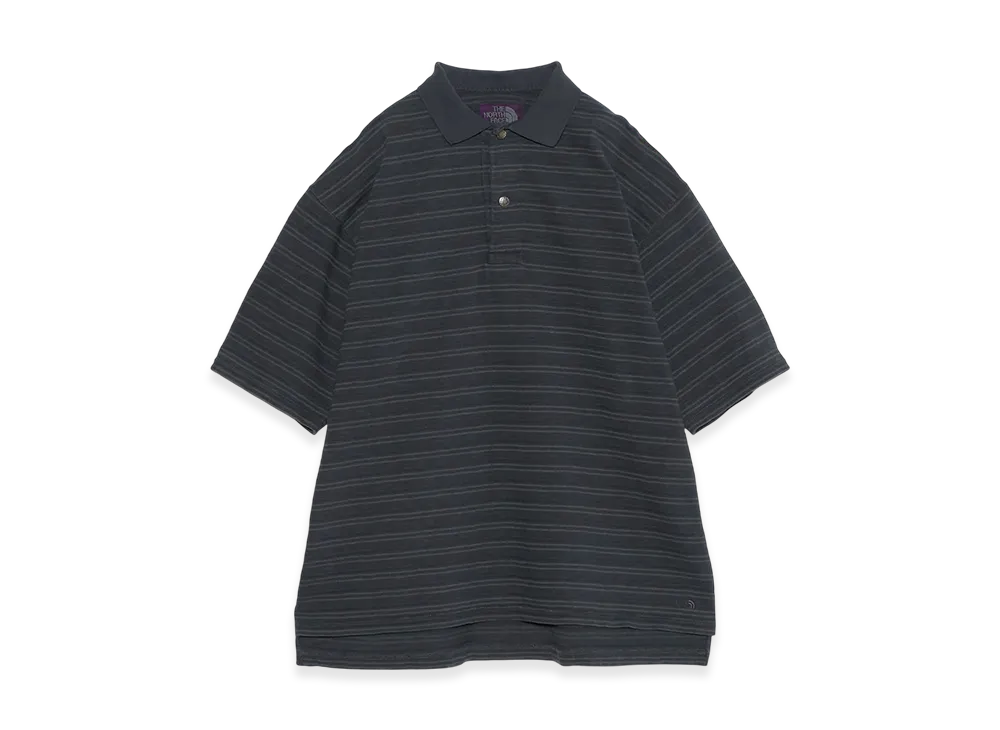 The North Face Purple Label Garment Dyed Jacquard Field Polo "Asphalt Gray"