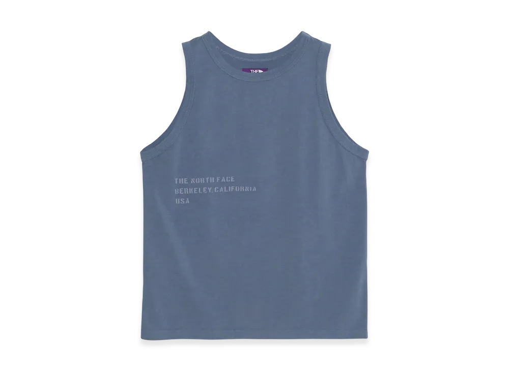 The North Face Purple Label Garment Dyed Lettered Field Tank "Blue"