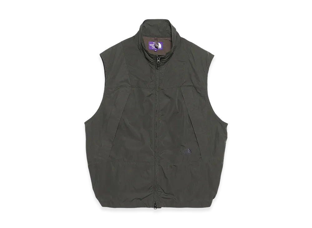 The North Face Purple Label Brushed Weather Mountain Wind Vest "Asphalt Gray"
