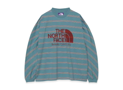 The North Face Purple Label Field Long Sleeve Striped Tee "Blue"