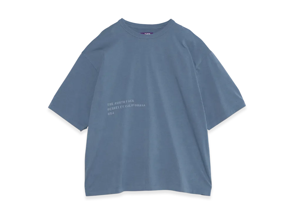 The North Face Purple Label Garment Dyed Lettered Field Tee "Blue"