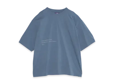 The North Face Purple Label Garment Dyed Lettered Field Tee "Blue"
