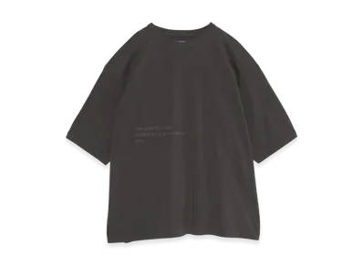 The North Face Purple Label Garment Dyed Lettered Field Tee "Charcoal"