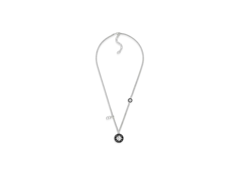 Dior x Stone Island Necklace Brass and Resin "Black"