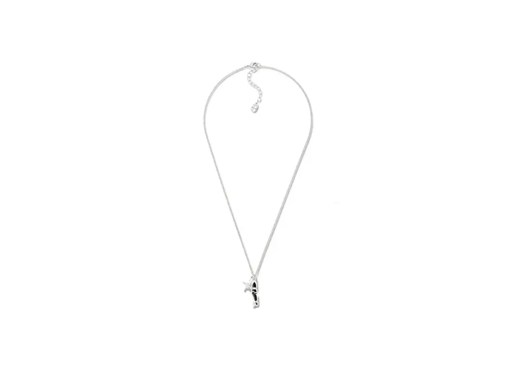 Dior x LEWIS HAMILTON Pendant Necklace Brass With Resin and Crystals "Silver/Black/White"