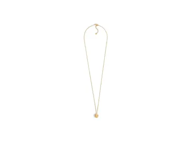 Dior D-Pepite Long Necklace Finish Metal and Finish Metal "Antique Gold"