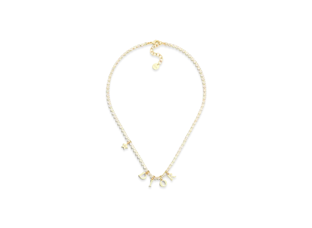 Dior Dio(r)evolution Necklace Metal and Crystals "Silver/Gold"