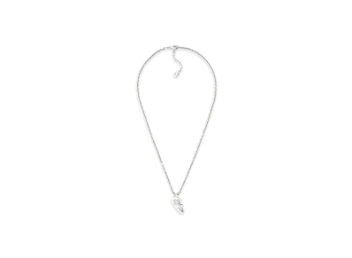 Dior CD30 Pendant Necklace Brass "Silver"