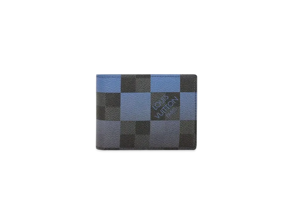 Louis Vuitton Multiple Wallet Damier Graphite Giant "Blue"