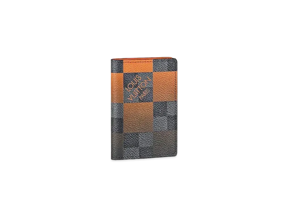 Louis Vuitton Pocket Organizer Damier Graphite Giant "Volcano Orange"