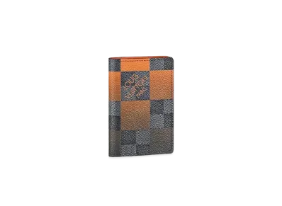 Louis Vuitton Pocket Organizer Damier Graphite Giant "Volcano Orange"