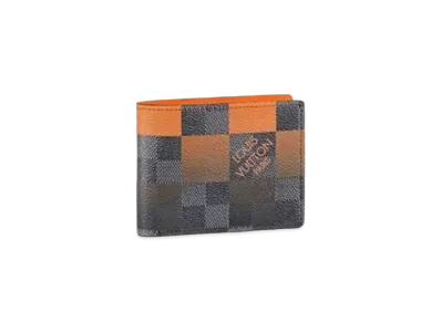 Louis Vuitton Multiple Wallet Damier Graphite Giant "Volcano Orange"