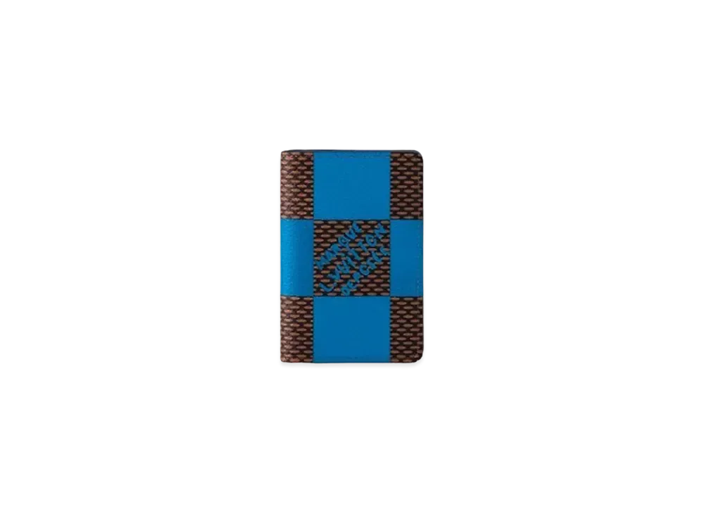 Louis Vuitton Pocket Organizer Damier Pop "Blue"