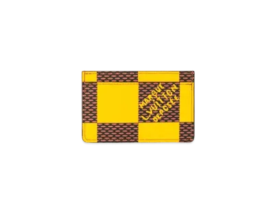 Louis Vuitton Porte Cartes Simple Damier Pop "Jaune Mat"