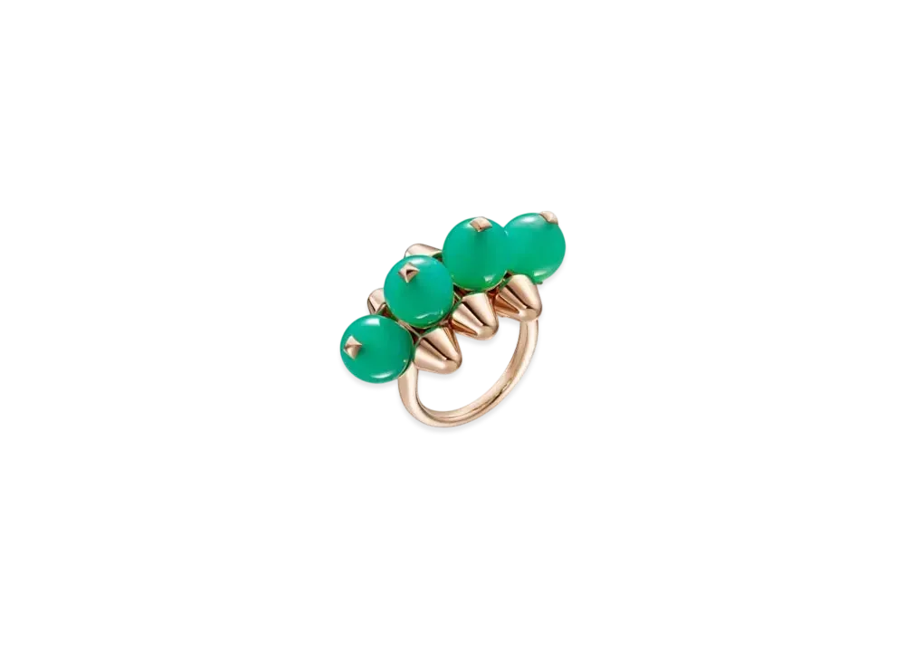 Cartier Clash de Cartier Ring "Pink Gold/Chrysoprase"