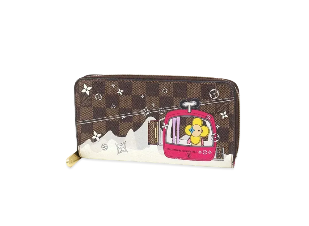 Louis Vuitton Zippy Wallet Vivienne Damier "Fuchsia"