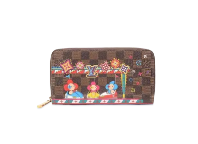 Louis Vuitton Zippy Wallet Vivienne Holiday Damier "Rouge"
