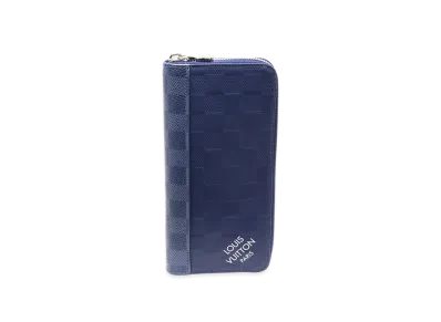 Louis Vuitton Zippy Wallet Vertical Damier Infini Damier Graphite "Navy"