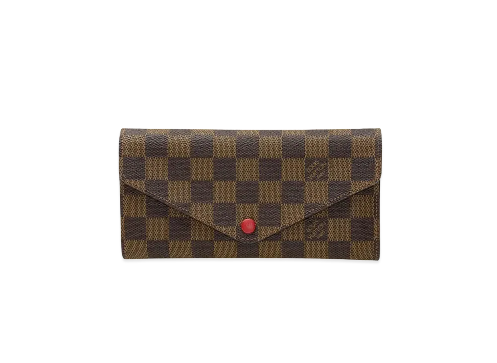 Louis Vuitton Josephine Wallet Damier Ebene "Rouge"