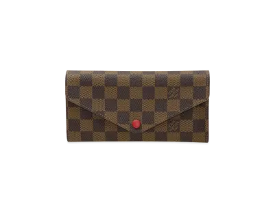 Louis Vuitton Josephine Wallet Damier Ebene "Rouge"