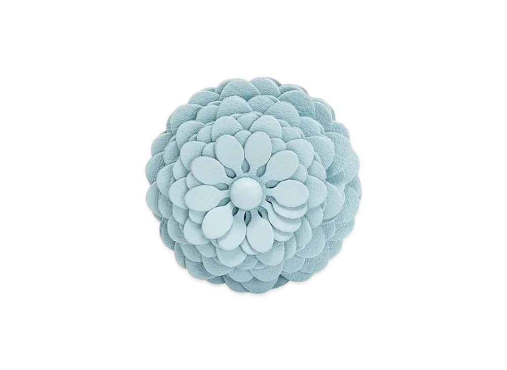 LOEWE Stud Flower "Crystal Blue"