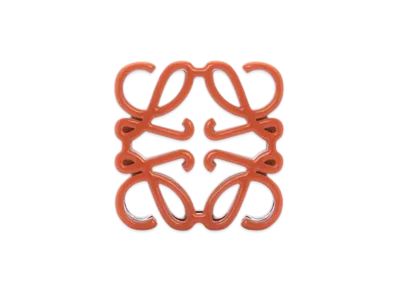 LOEWE Small Anagram Dice "Maple Orange"