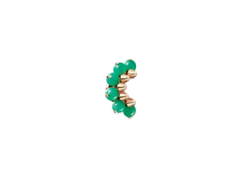 Cartier Clash de Cartier Single Earring XL Model "Pink Gold/Chrysoprase"