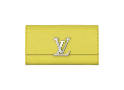Louis Vuitton Portefeuille Capucines Monogram "Tonic Lemon"