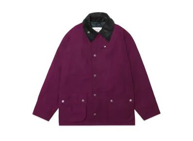 Noah x Barbour Dry Waxed Bedale Jacket "Wine"