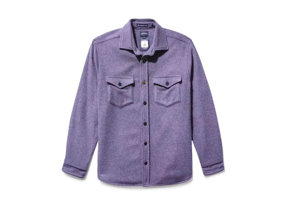 Noah Cashmere CPO "Heather Purple"
