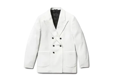 Noah x Roxy Music Corduroy Double Breasted Dinner Jacket "White"