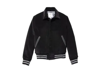 Noah Corduroy Varsity Jacket "Black"