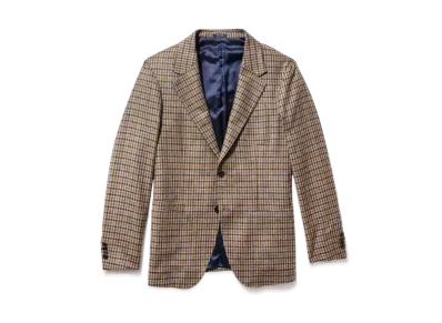 Noah Check Sack Jacket "Brown"