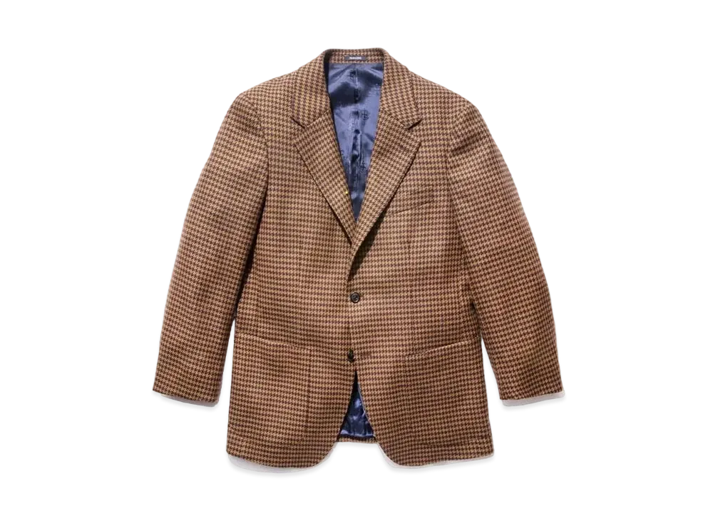 Noah Houndstooth Sack Jacket "Brown"