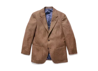 Noah Houndstooth Sack Jacket "Brown"
