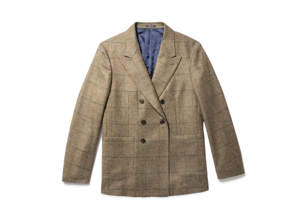 Noah Oversized Double-Breasted Sport Coat "Brown"