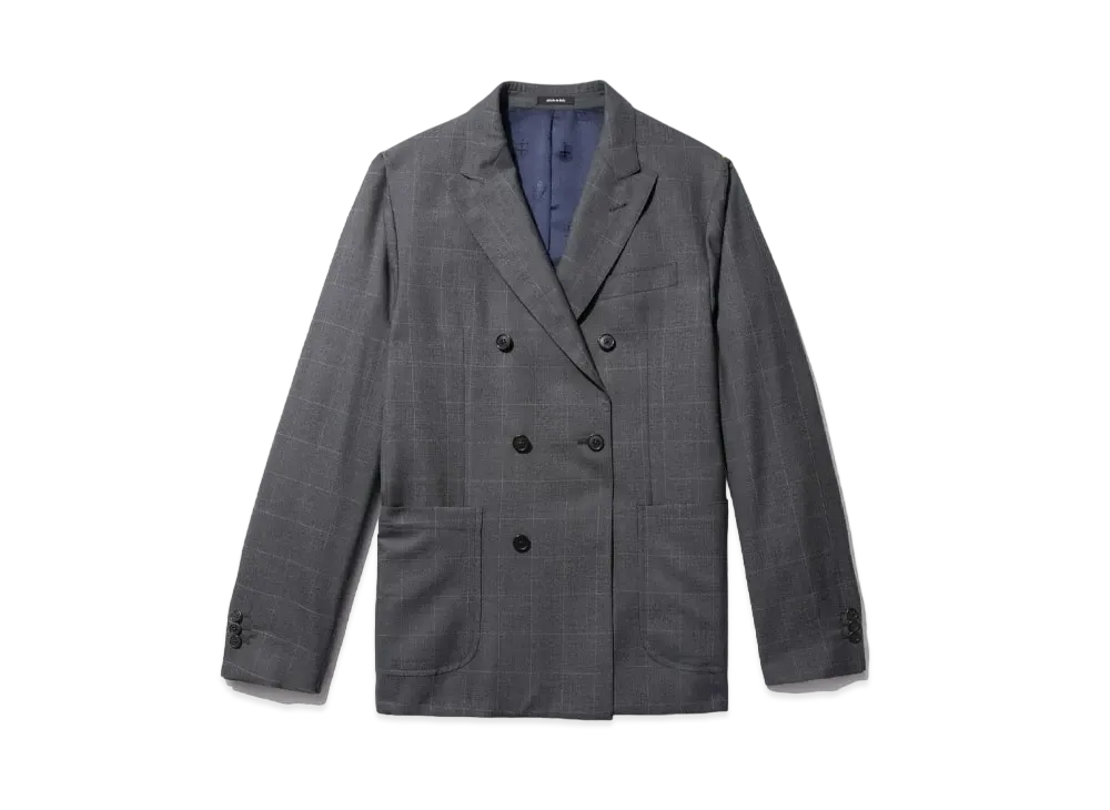 Noah Double-Breasted Jacket "Grey"