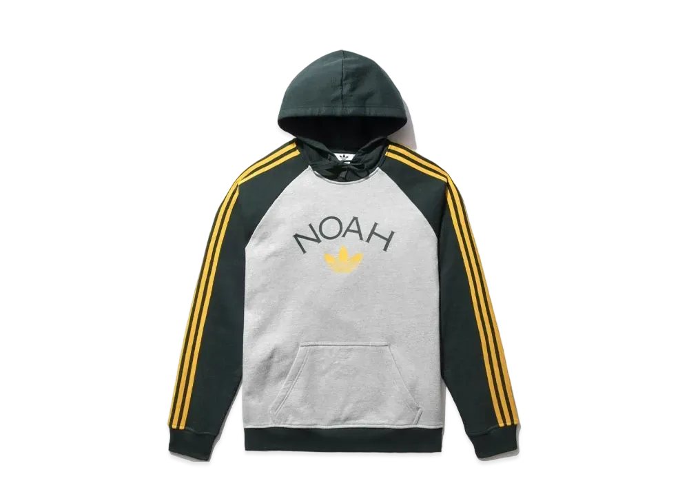 Noah Adidas Core Logo Raglan Hoodie "Green"
