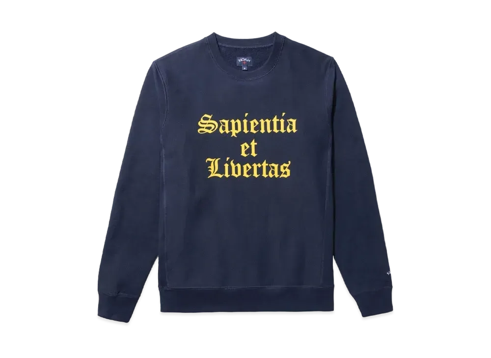 Noah Knowledge Crewneck "Navy"